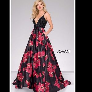 Jovani Ballgown satin evening gown dress model# 47419